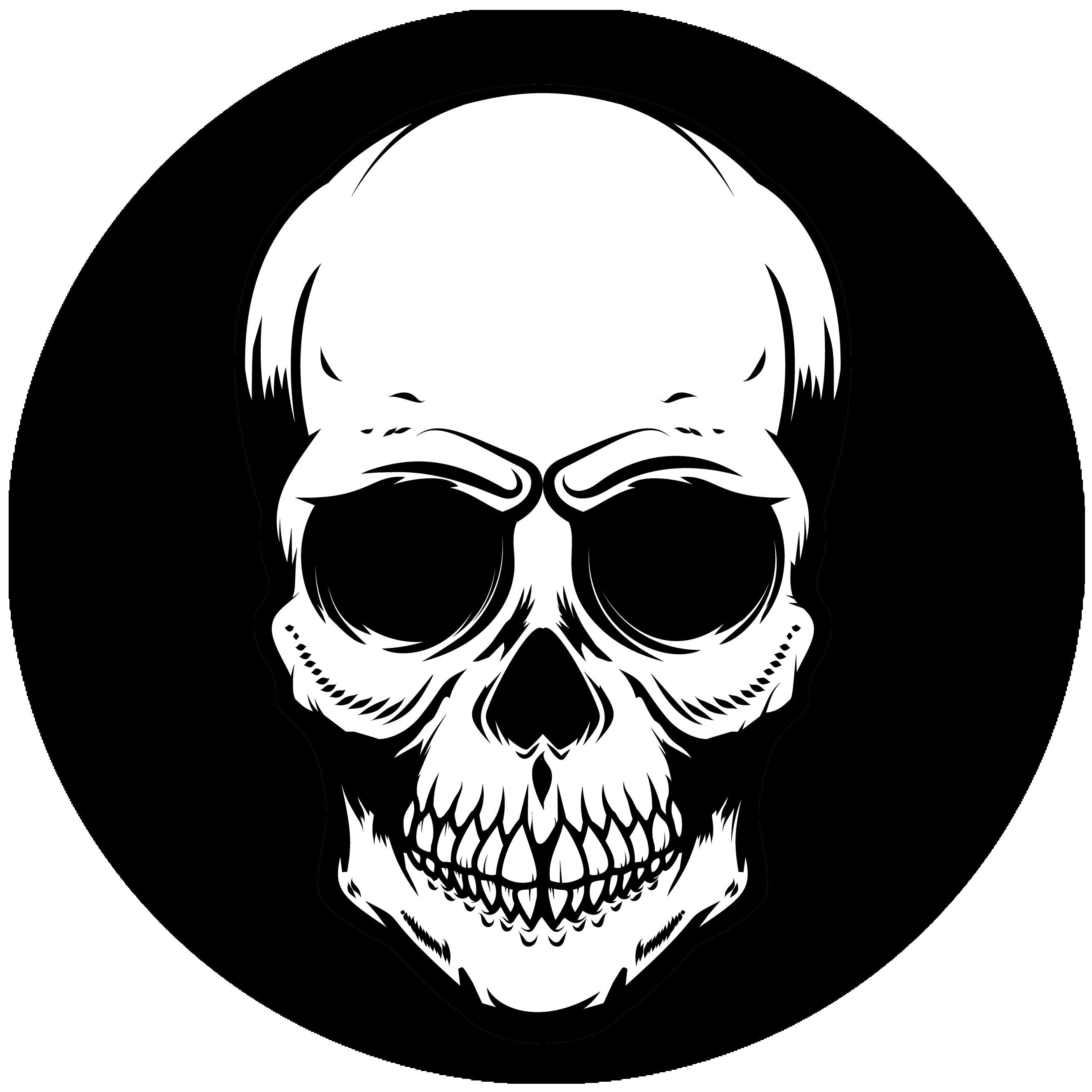 Skull Slipmat – 7"/12" Vinyl Turntable Mat