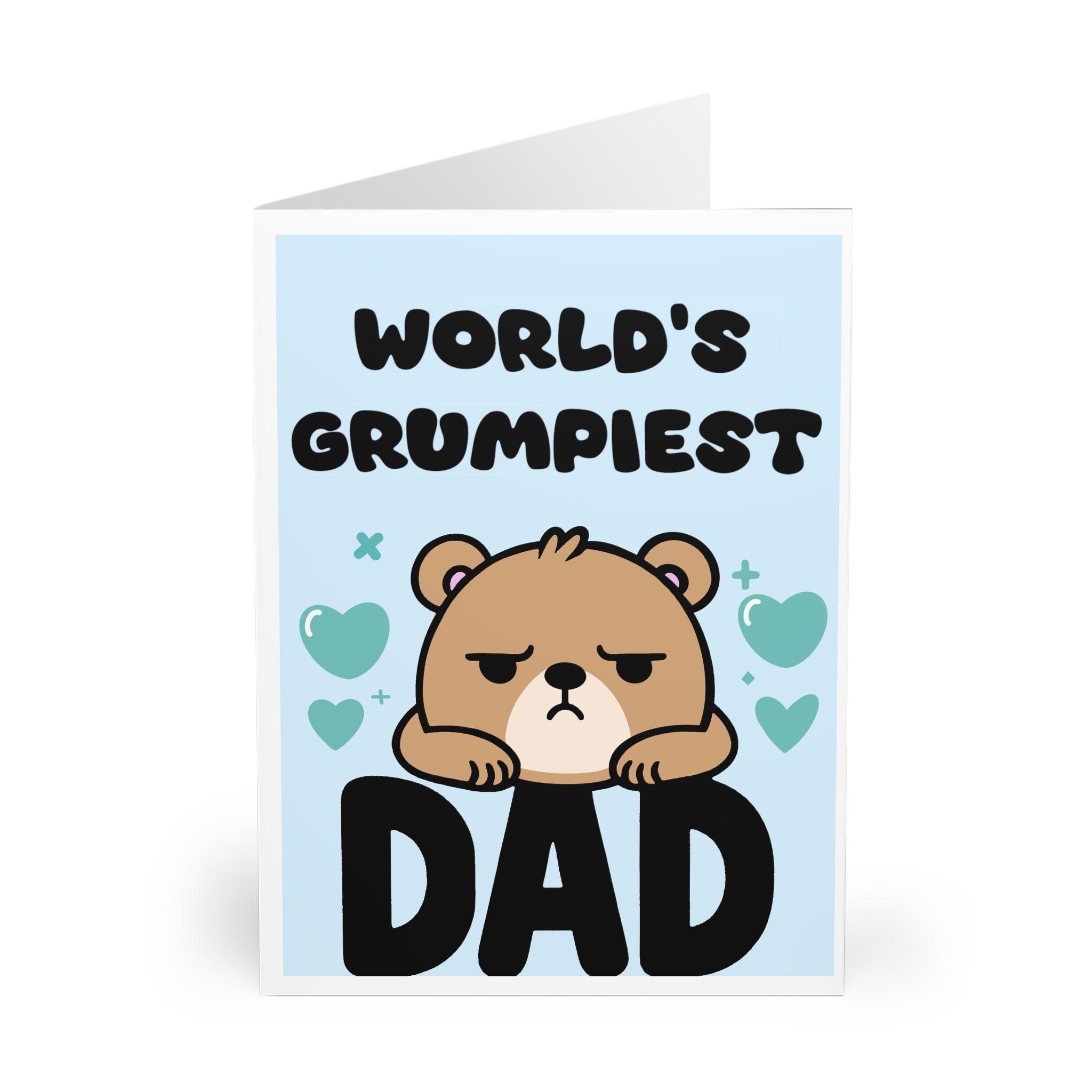World’s Grumpiest Dad Card – Funny Father’s Day Greeting
