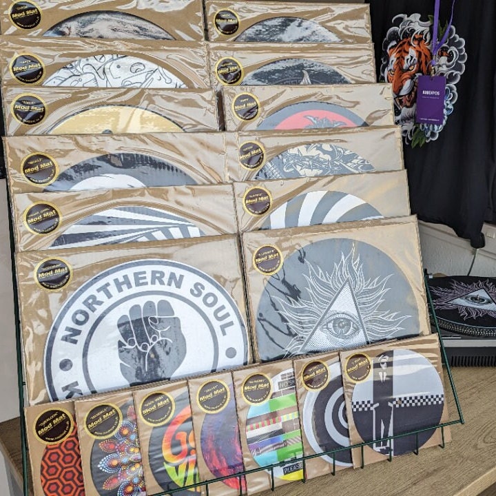 Mod RAF Roundel Slipmat – 7"/12" Vinyl Turntable Mat + FREE Matching Keyring