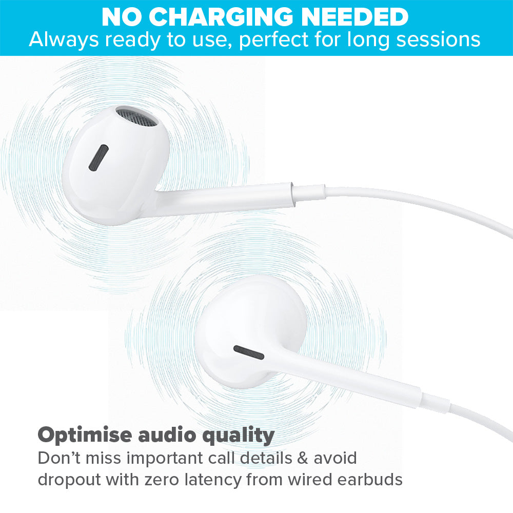 Wired Earbuds with Lightning connection