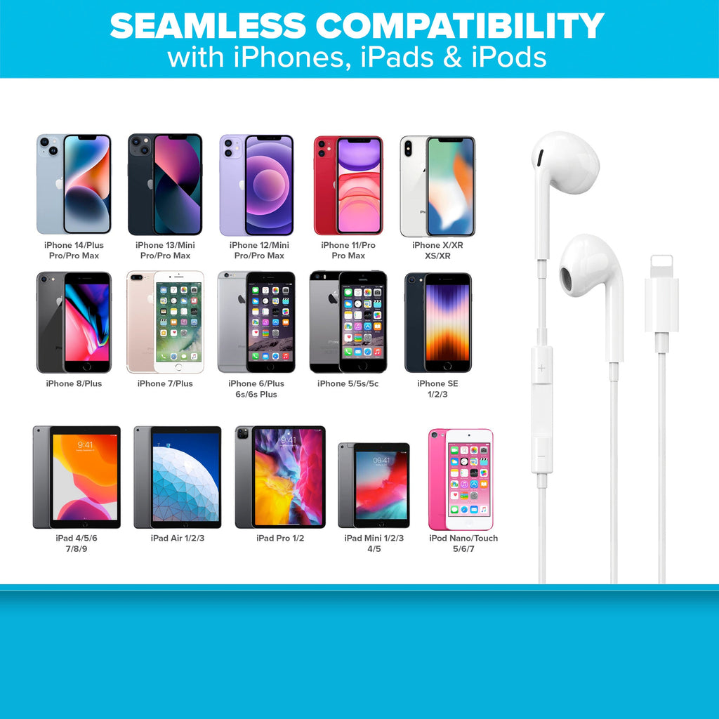 Wired Earbuds with Lightning connection