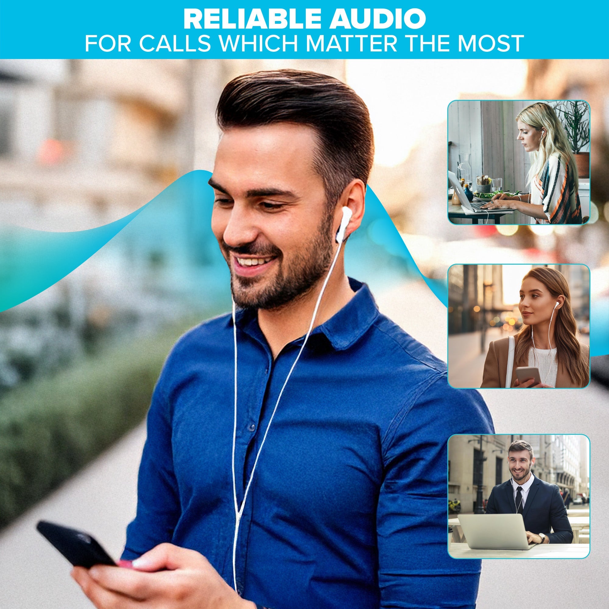 Wired Earbuds with Lightning connection