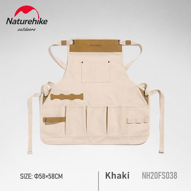 Naturehike Leather and Canvas Apron (Beige)
