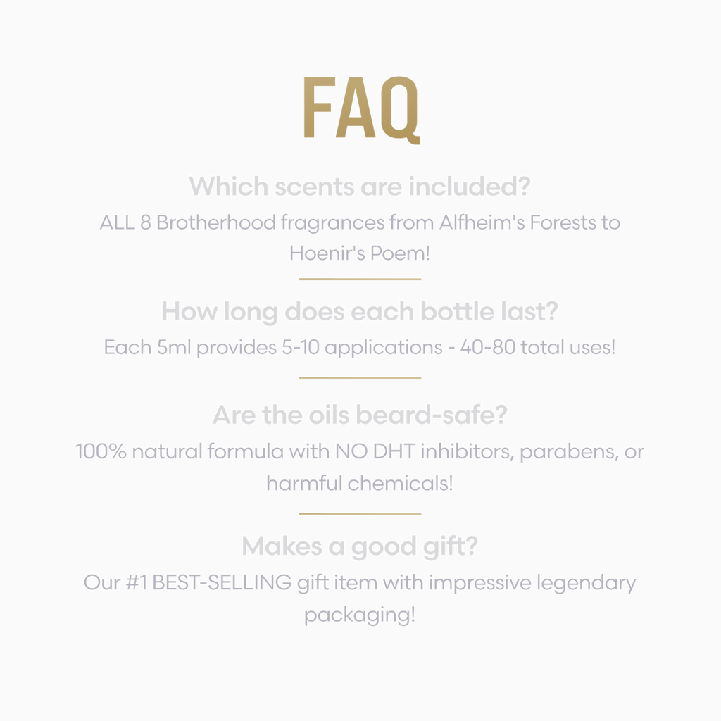 Beard Oil Scent Sampler Kit