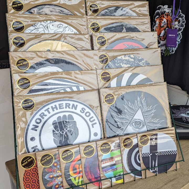 Skull Slipmat – 7"/12" Vinyl Turntable Mat