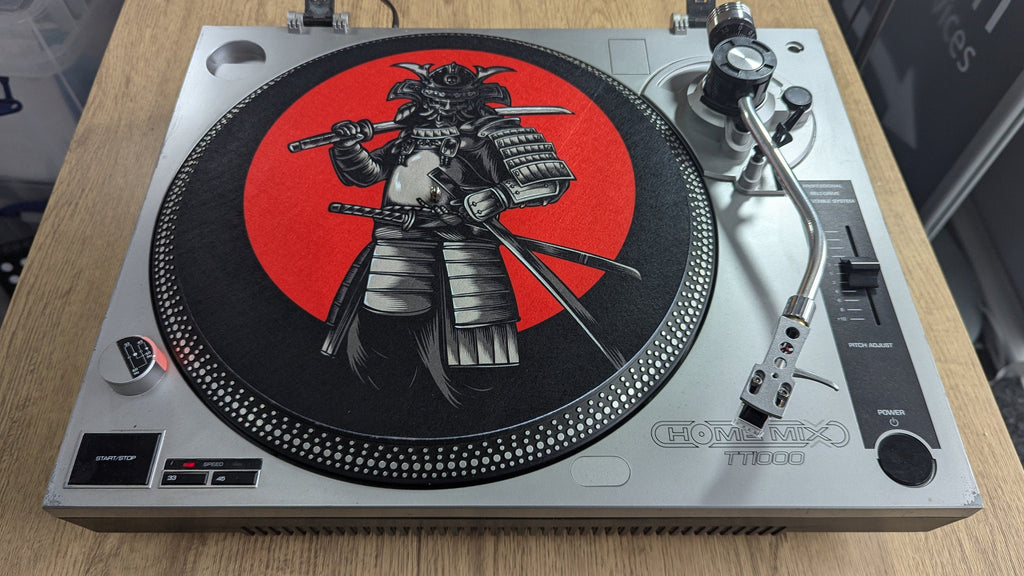 The Samurai Slipmat – 7"/12" Vinyl Turntable Mat