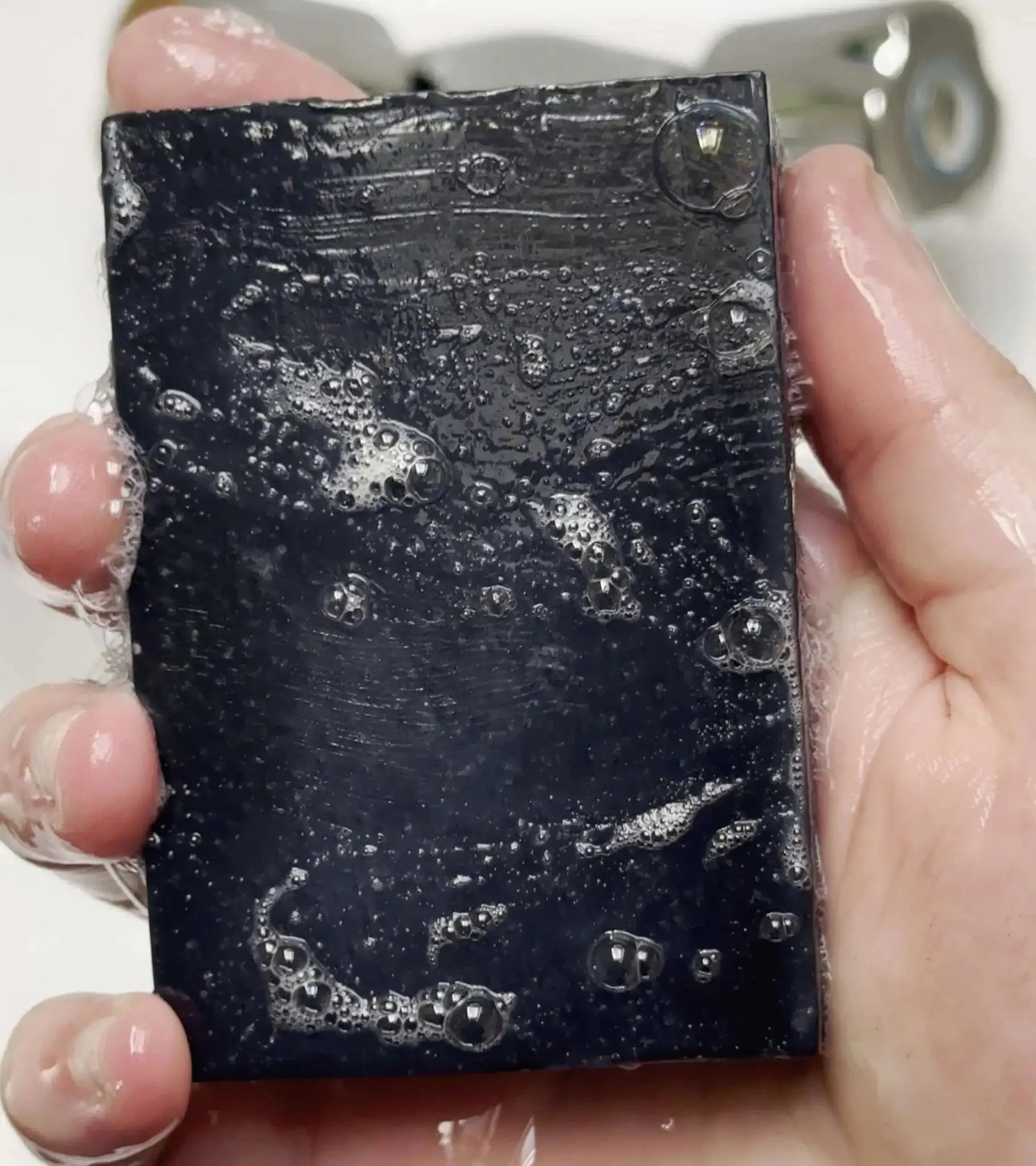 Lime & Charcoal Natural Soap Bar